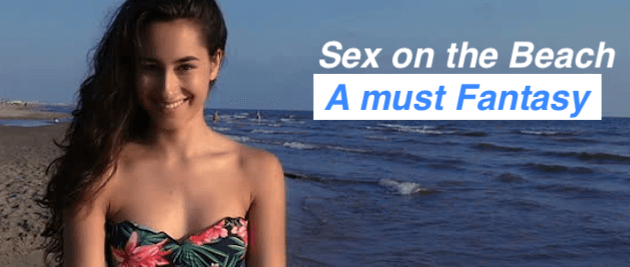 Women naughty desire: Sex on the beach